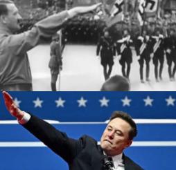 Nazi Salutes: Hitler & Musk